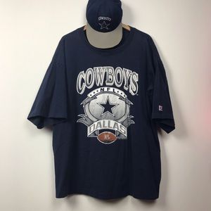 Vintage Dallas Cowboys T-shirt Hat Not Included